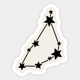 Capricorn Constellation Sticker